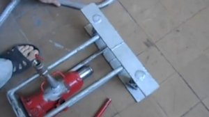 Как разогнуть трубу трубогибом.mp4