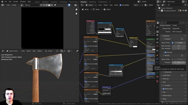 Bake Multiple Materials to One Texture Map (Blender Tutorial) смотреть онлайн