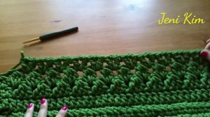 Овальный ковер из шнура 4 ряд Crochet oval rug for beginners row 4