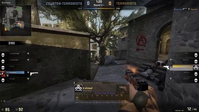 Rank S 2/1/17 1:39am (de_cbble) смотреть онлайн