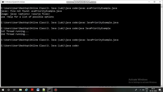 Thread Priority in java смотреть онлайн