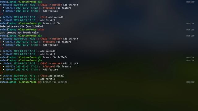 Programming. Git internals III (Lecture 3 / 2021-03-21) смотреть онлайн