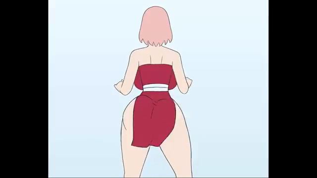 Doujinshi Animation | Sakura Oriental Booty Dance [ ナルト Naruto ] - 春野サクラ LEMON