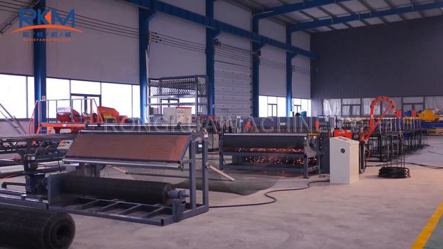 How to Weld Rolled Wire Mesh of 1.5-3.2mm | for 25-200mm Mesh | Wire Mesh Machinery Manufacturer смотреть онлайн