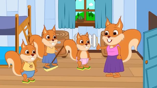 🔴 LIVE Bridie Squirrel in English - Swimming Competition Cartoon for Kids смотреть онлайн