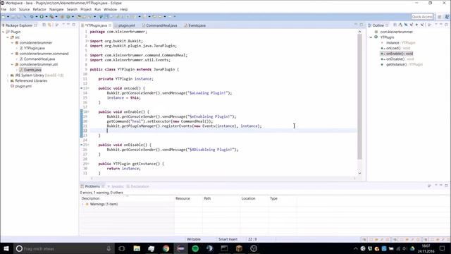 Spigot Plugins programmieren #03 Events(Basics) смотреть онлайн