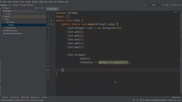 68° Dia - Filtrando dados com streams смотреть онлайн