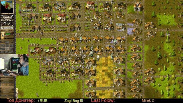 Knights And Merchants Ламповый стрим 1440p 60fps