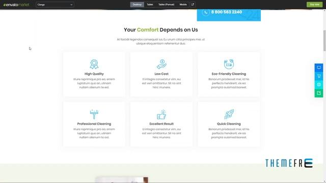 Clengo Cleaning Company WordPress Theme for Elementor Dolph Ozzi смотреть онлайн