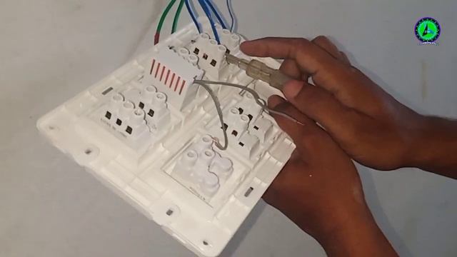 Two way switch connection for bedroom || House wiring main two connection fan light || 2way switch смотреть онлайн