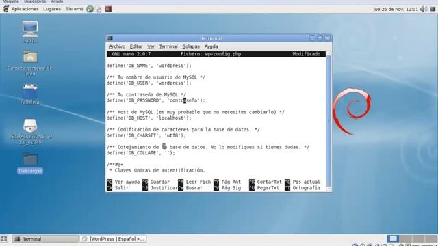 Video Tutorial Aplicación Web WordPress Debian lared38110 смотреть онлайн