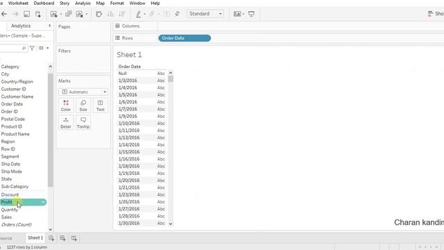 How to replace null dates into blank values in Tableau | Aliases in Tableau | Tableau Tip | Charan смотреть онлайн