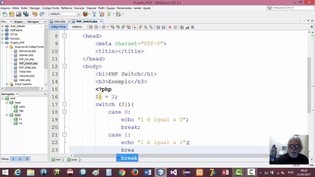 Aula 07 - Criando um Switch em PHP смотреть онлайн