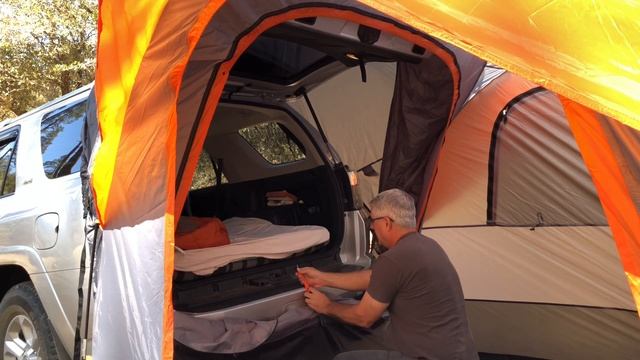 NEW* Rightline Gear SUV Tent Review & Setup | 4Runner Car Camping Tent (number 110907)