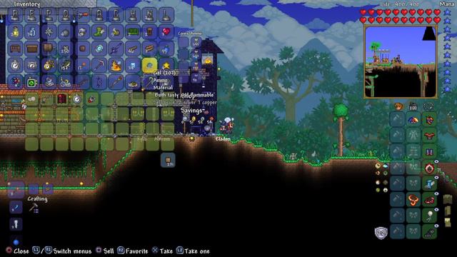 Terraria Singleplayer ep11 queen bee, and hunting down rarer resources смотреть онлайн
