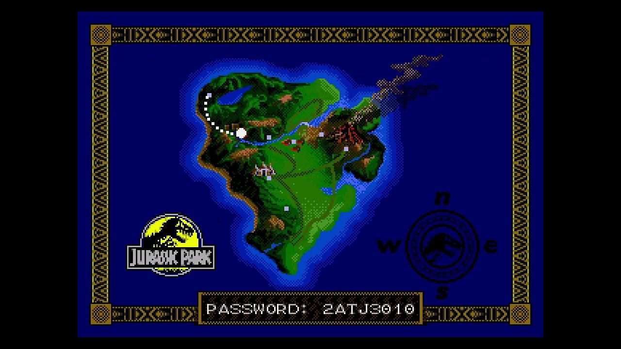 Jurassic Park (Парк Юрского периода) на Sega