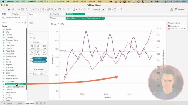 #Tableau - Calculate Customer Churn Rate смотреть онлайн