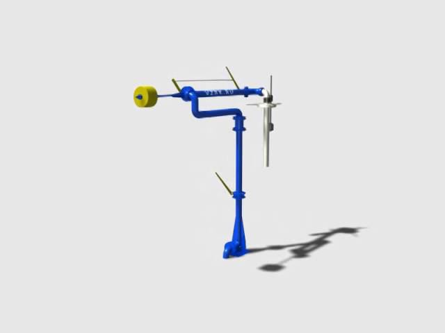 АСН Устройства верхнего налива, 3D, общий вид