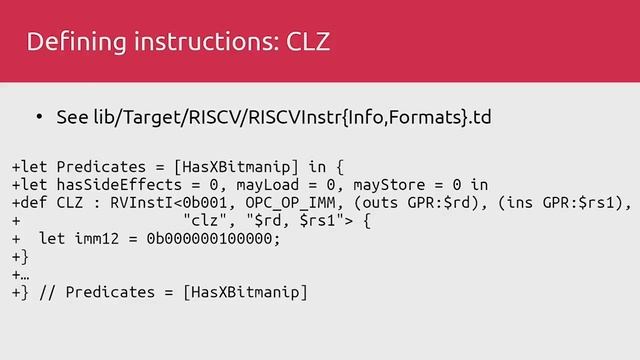LLVM for RISCV смотреть онлайн