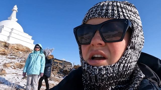 Байкал зимой! Ольхон, Хужир, путешествие на Юг! Обзор отеля Молодежный. Ресторан на Байкале! смотреть онлайн