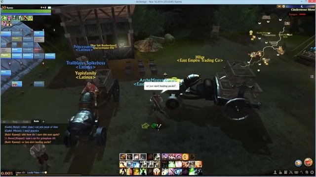 [Archeage/Naima] East Empire Trading Co 051214 - Halcyona War & Grimghast Rift log смотреть онлайн