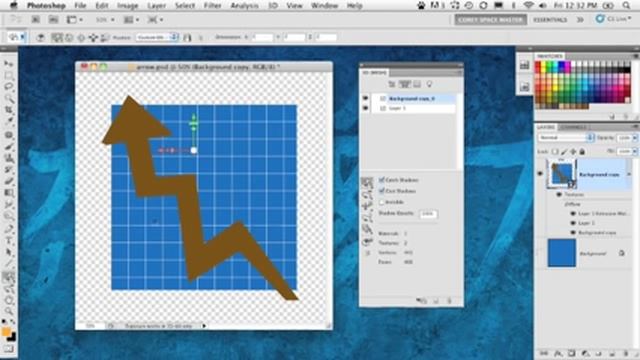 How to Creat Cool 3D Arrow on Photoshop cs5 usefull trick.mp4 смотреть онлайн