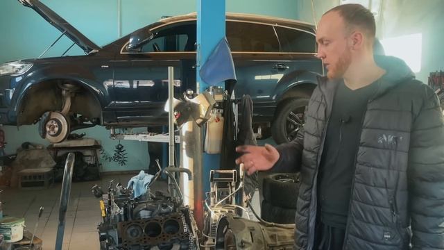 Audi Q7 3.0TDI попал на мотор/Дизель экономит или даёт в долг?! смотреть онлайн