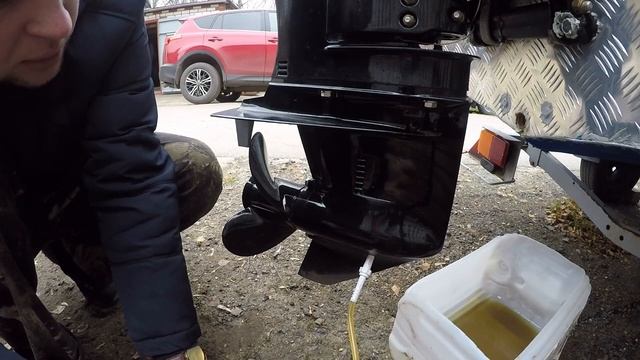 Готовлю лодку к зиме. Консервация двигателя Mercury. Закрытие сезона. смотреть онлайн