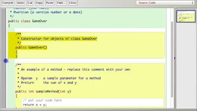Greenfoot Lesson 25 - End Game with Static Methods смотреть онлайн