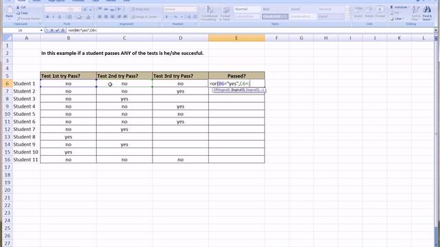 Excel OR function - beginner смотреть онлайн