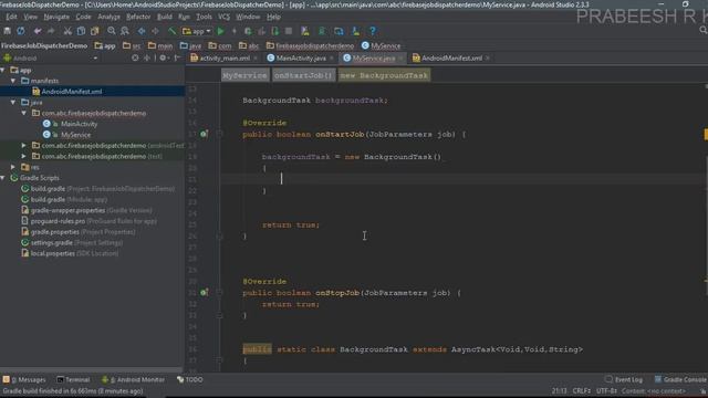 Schedule Background Job Using Firebase-jobdispatcher in Android смотреть онлайн