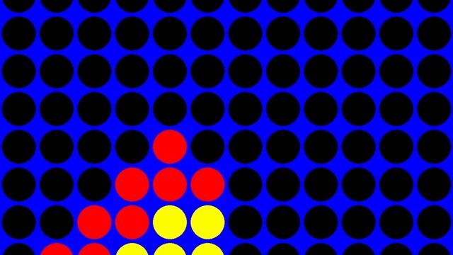 Connect 8 in Python 3 and Pygames. смотреть онлайн
