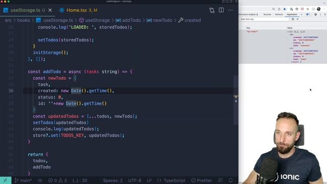 Storing Data in React apps with Ionic Storage смотреть онлайн
