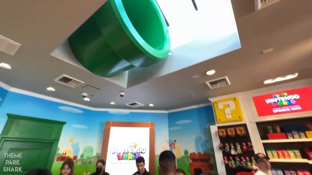 Universal Studios Super Nintendo World Store (NOW OPEN) Hollywood FULL Walkthrough & Tour