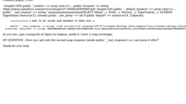 Salesforce: Handle soap response from php toolkit смотреть онлайн