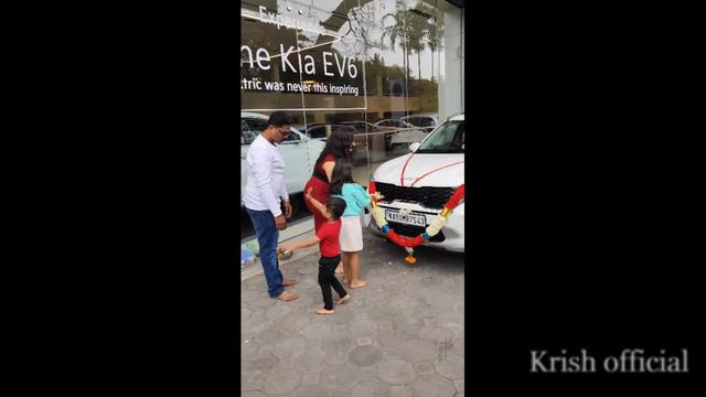 kia sonet htk plus white car 2023 delivery pooja custom смотреть онлайн