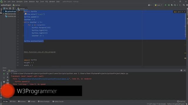 Python Programming with turtle modules || w3programmer|| Abdul Motaleb | смотреть онлайн