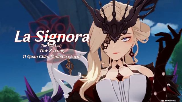 [Genshin Impact] Cutscene: La Signora - Quan chấp hành thứ 8 Fatui смотреть онлайн