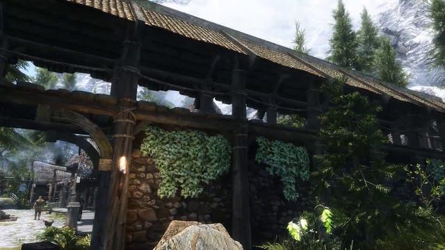 Modded Skyrim SE 2022 - exteriors -The Hold / Riverwood - ultra tree's, ultra graphics 745 mods смотреть онлайн