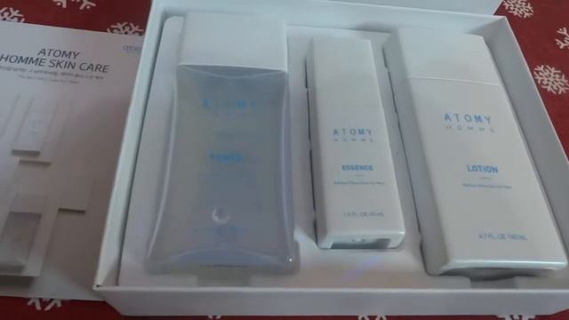 Обзор Атоми Набор для мужчин / ATOMY HOMME Skincare
