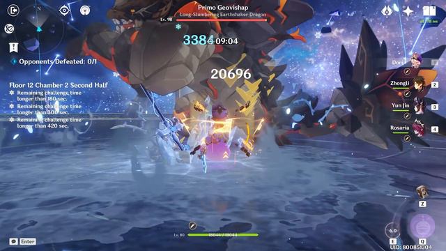 Kuki Shinobu Hyperbloom & Dori Physical Build in Spiral Abyss 12 | Genshin Impact смотреть онлайн