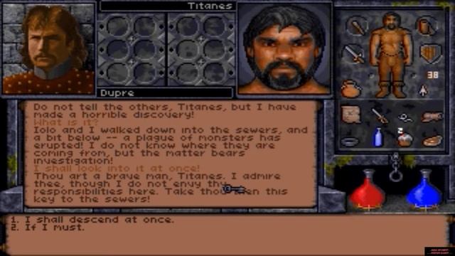 Ultima Underworld 2 - Labyrinth of Worlds 1993 PC смотреть онлайн