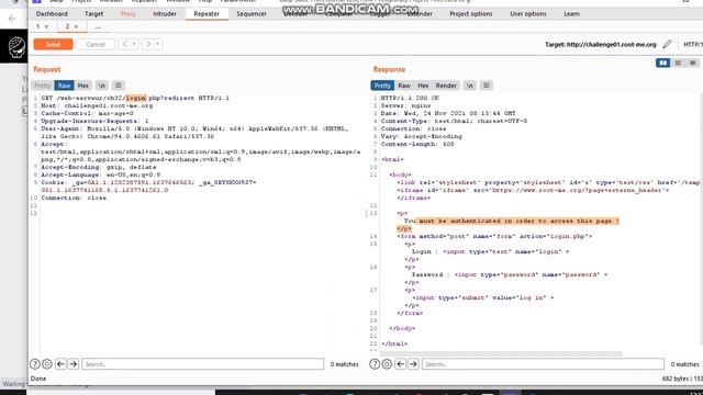 HTTP - Improper redirect | Web - Server | Root Me | CTF смотреть онлайн