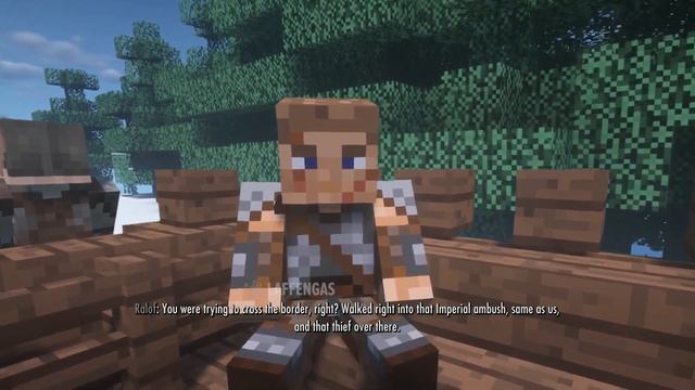 The Skyrim intro but it's Minecraft смотреть онлайн