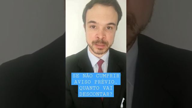 SE NÃO CUMPRIR AVISO PRÉVIO, QUANTO VAI DESCONTAR? #shortsfeed #avisoprévio @explicandoodireito смотреть онлайн