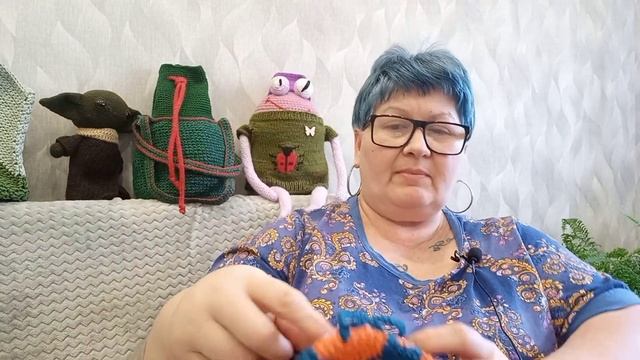 Вяжем банную панаму спицами от макушки. (1часть) смотреть онлайн