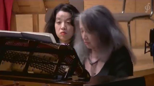 Martha Argerich & Evgeny Bozhanov - Mozart Sonata K.448 for two pianos (2021) смотреть онлайн