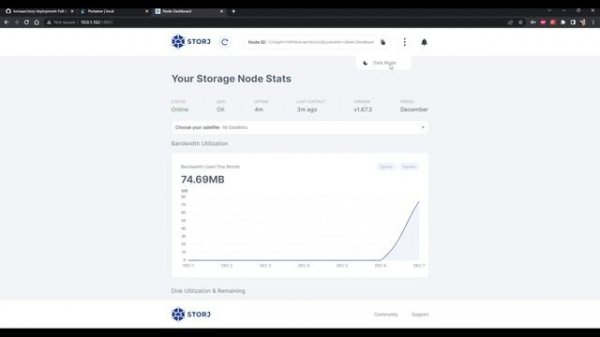 storj node deployment tutorial