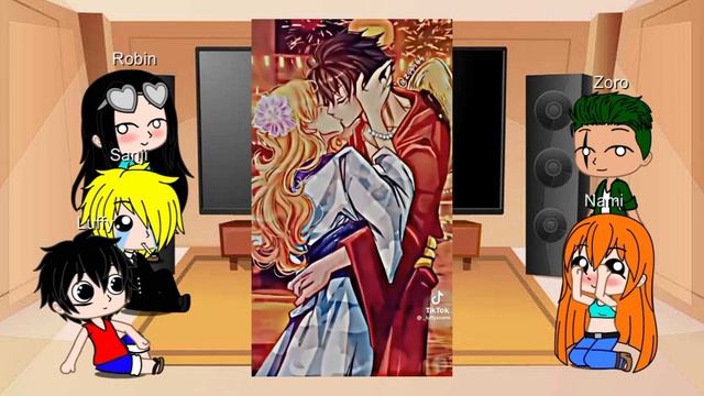 One Piece mugiwaras react shipp (Luffy x Nami) смотреть онлайн