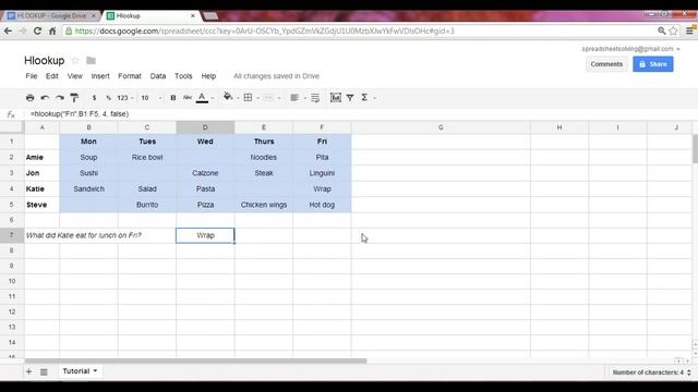 Hlookup смотреть онлайн